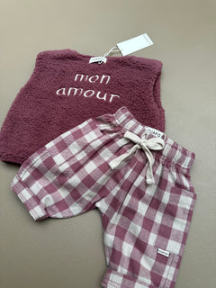 ROMEO PANTS ROSE CHECK