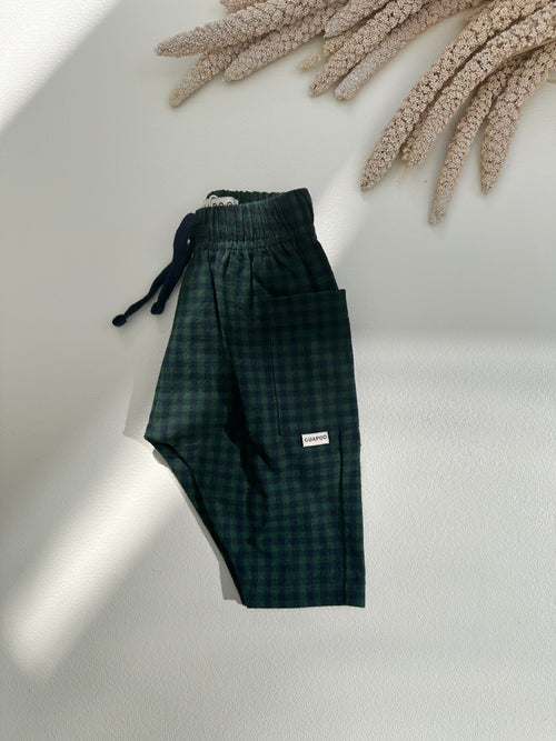 ROMEO PANTS GREEN CHECK