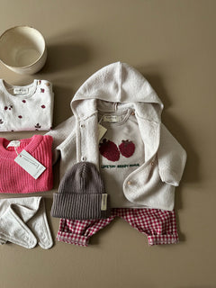 2-er Pack FLEECE BIB BANDANA CREAMY SILK SPRINKLE