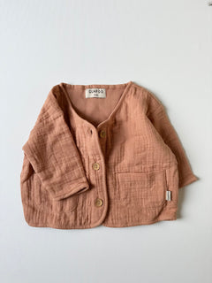 MUSLIN JACKET DUSTY CORAL