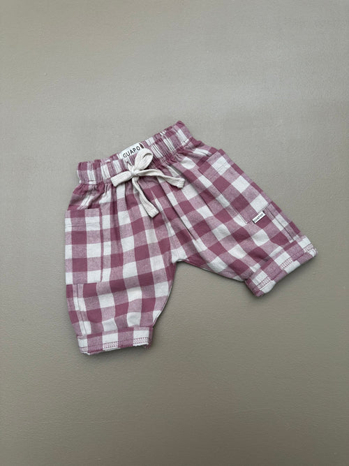 ROMEO PANTS ROSE CHECK