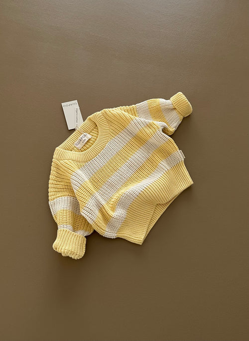 CHUNKY SWEATER DAYLIGHT STRIPES