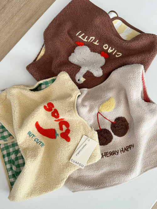 REVERSIBLE VEST | MOCHA