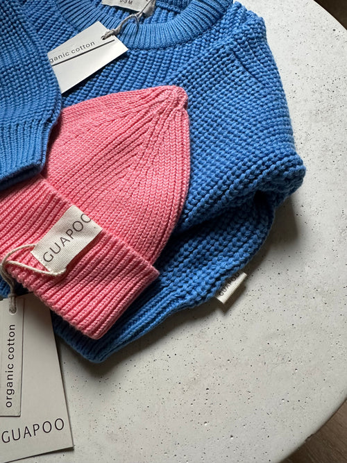 CHUNKY SWEATER | AQUA