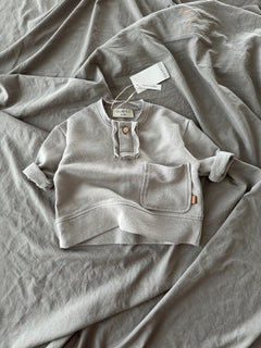 POCKET SWEATER | GRAY