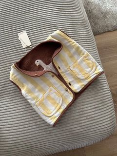 REVERSIBLE VEST | MOCHA