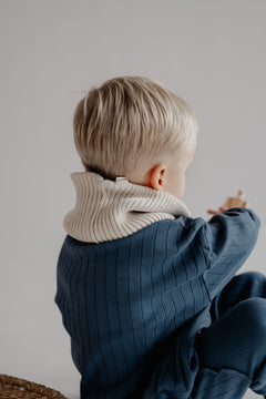 ORGANIC RIB LONGSLEEVE DEEP BLUE