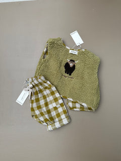 ROMEO PANTS | OLIVE OAT CHECK
