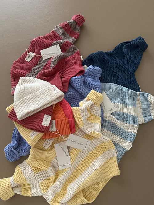 CHUNKY SWEATER CLOUDY BLUE