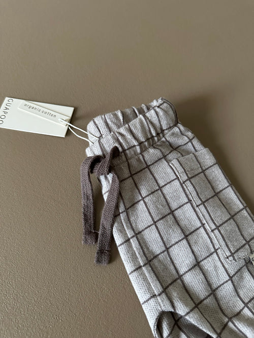 ROMEO PANTS BROWN CHECK