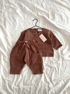 MUSLIN PANTS | MOCHA