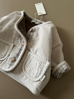 CORDUROY JACKET CREAMY SILK