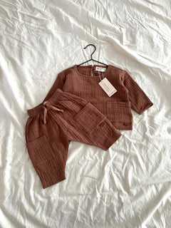 MUSLIN LONGSLEEVE | MOCHA