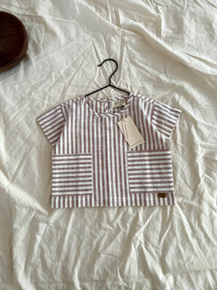 SUMMER T-SHIRT | MOCHA STRIPES