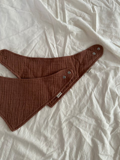 2-er PACK MUSLIN BANDANA | MOCHA