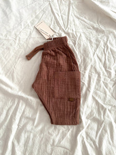 MUSLIN PANTS | MOCHA