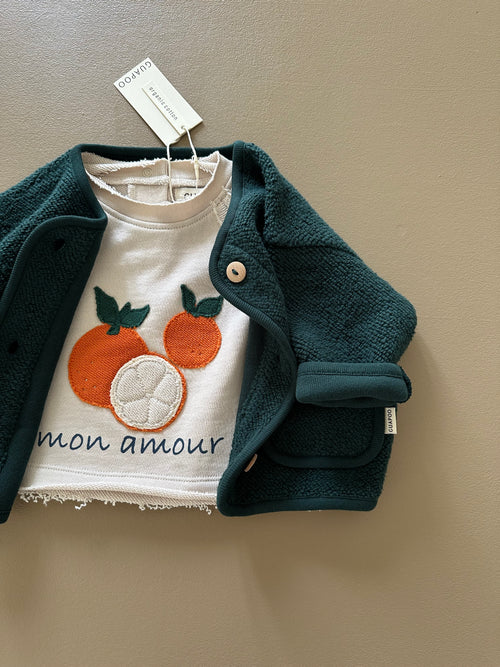 LIGHT FLEECE JACKET TROPICAL GREEN