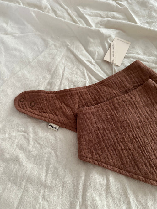 2-er PACK MUSLIN BANDANA | MOCHA