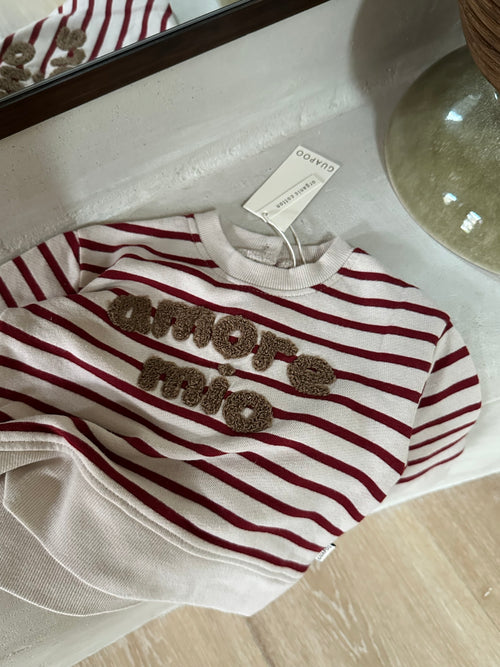 SWEATER RED STRIPES