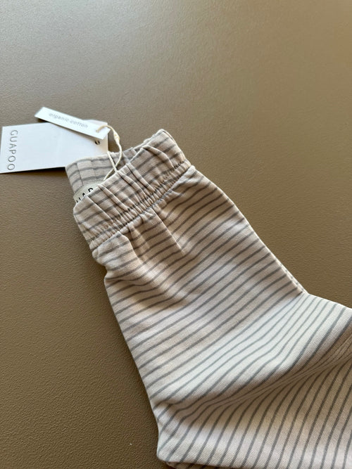 SWEAT LEGGINGS | GRAY STRIPES