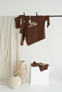 CHOCOLATE SWEATER | MAMAN JE T'AIME