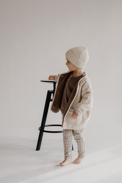 CORDUROY JACKET CREAMY SILK