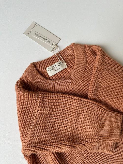 CHUNKY SWEATER DUSTY CORAL