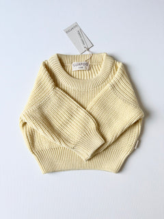 CHUNKY SWEATER SOFT YELLOW