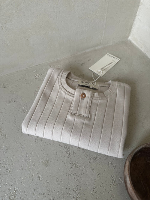 ORGANIC RIB LONGSLEEVE CREAMY SILK