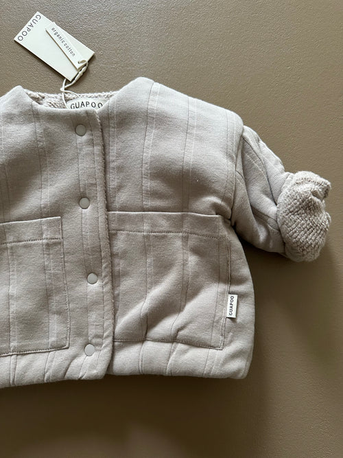 LIAM REVERSIBLE JACKET CREAMY SILK