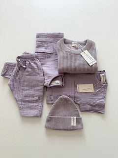 KNIT BEANIE LAVENDER