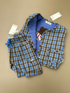 REVERSIBLE VEST BLUE SKY