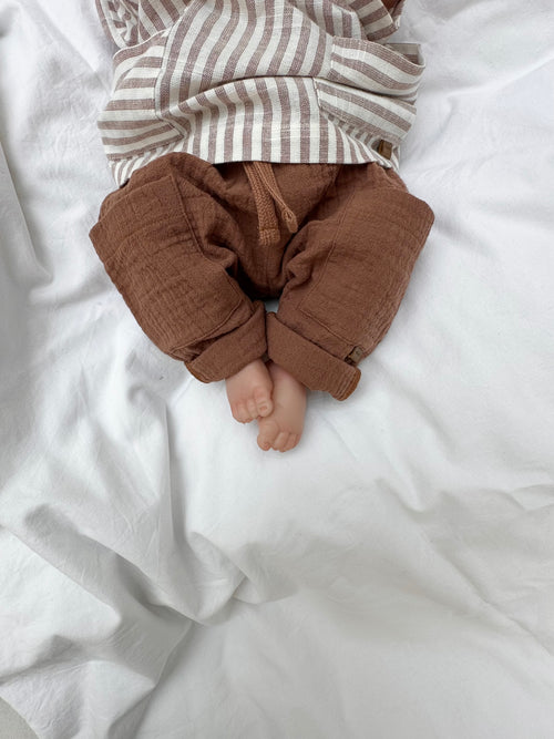 MUSLIN LONGSLEEVE | MOCHA