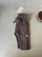 ORGANIC RIB LEGGINGS BROWN