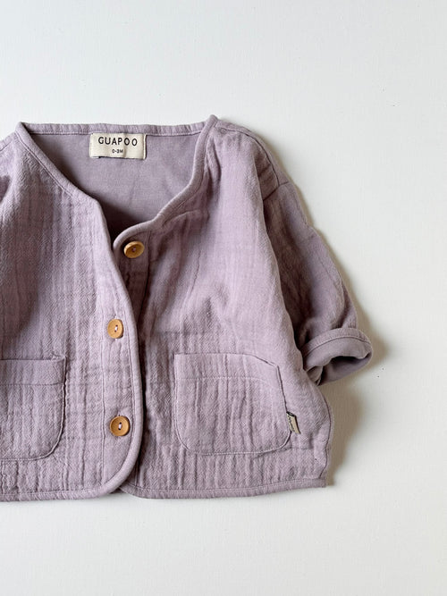 MUSLIN JACKET LAVENDER