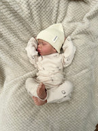 RIB LEGGINGS OAT | LEMON PRINT