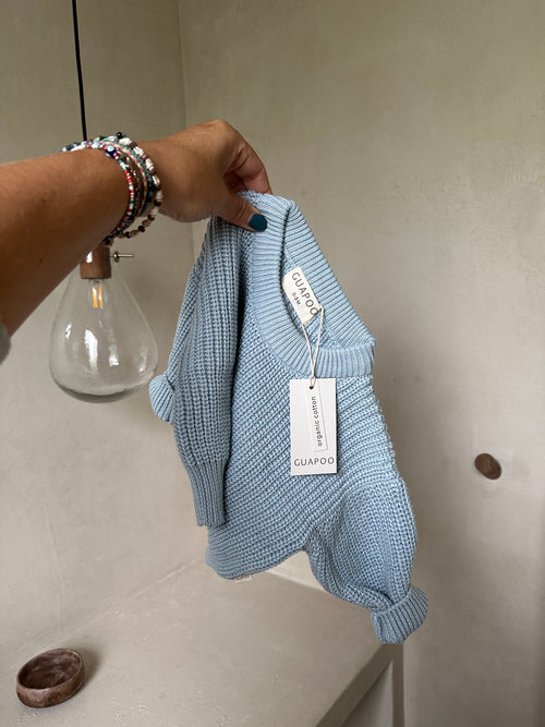 CHUNKY SWEATER BLUE HEAVEN