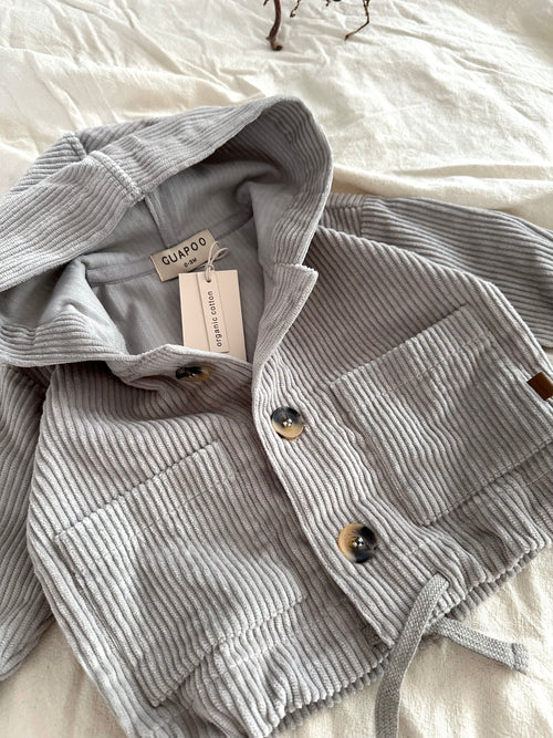CORDUROY JACKET | GRAY