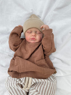 MUSLIN LONGSLEEVE | MOCHA