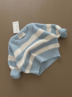 CHUNKY SWEATER CLOUDY BLUE