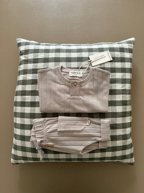 ORGANIC RIB LEGGINGS DOVE