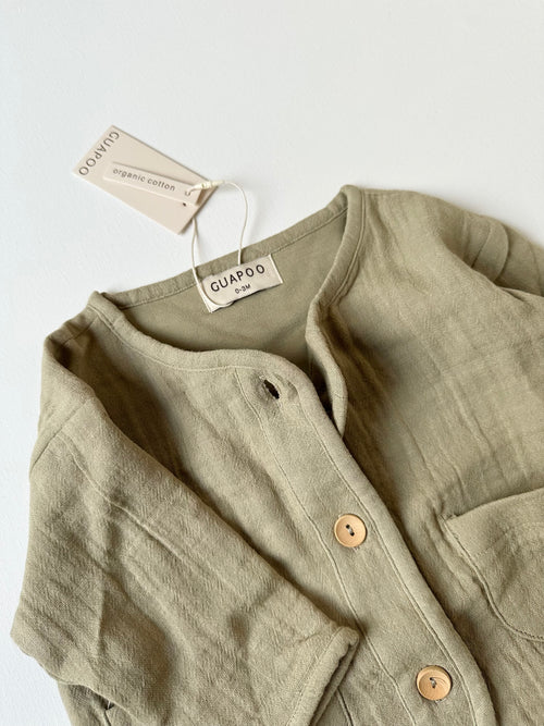 MUSLIN JACKET SAGE