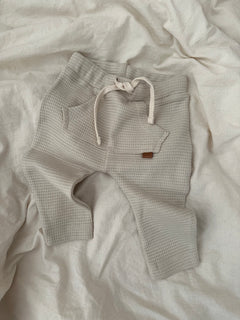 WAFFLE PANTS | CREAM