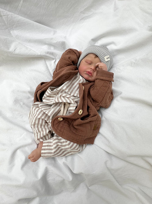 SUMMER PANTS | MOCHA STRIPES