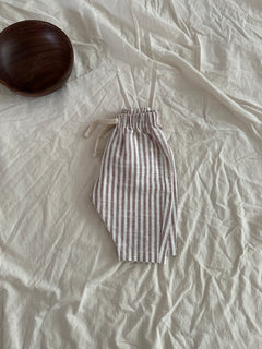 SUMMER PANTS | MOCHA STRIPES