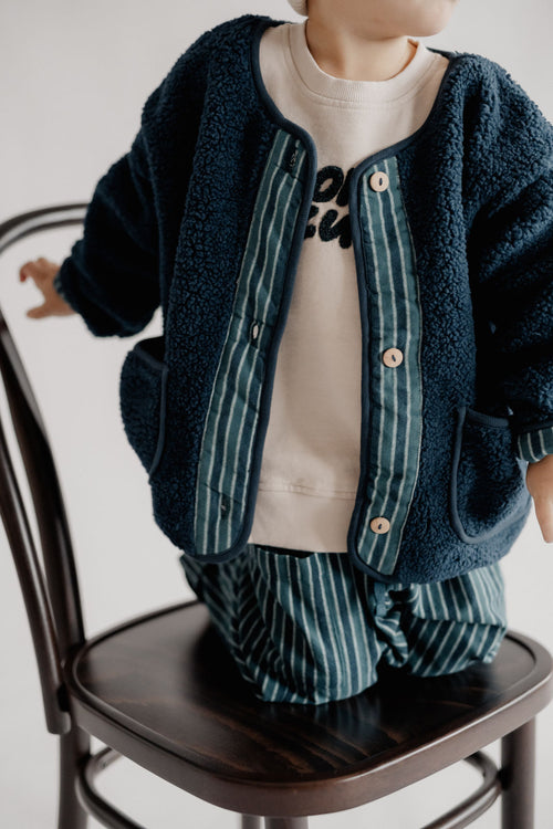 TEDDY JACKET DEEP BLUE