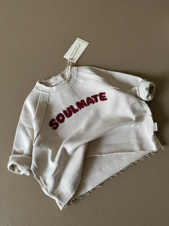 RAGLAN SWEATSHIRT SOULMATE CREAMY SILK
