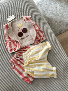 ROMEO PANTS | YELLOW STRIPES