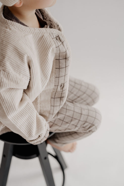 CORDUROY JACKET CREAMY SILK