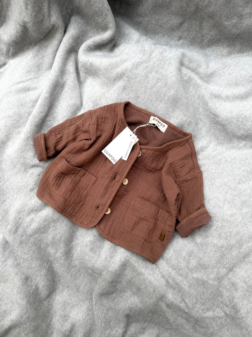MUSLIN JACKET | MOCHA